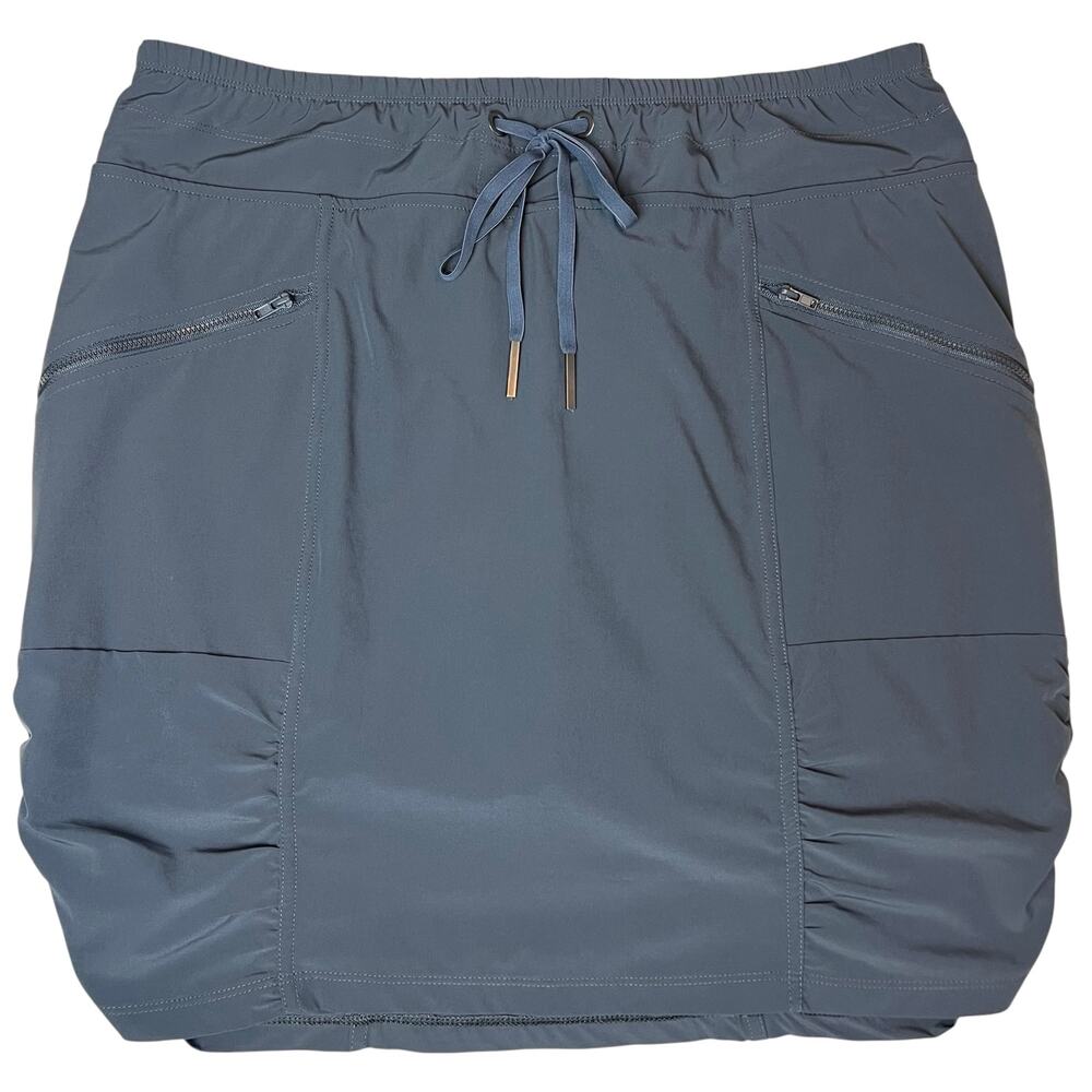 XCVI Stretch Active Skort Performance Skirt Dark Gray Size XL